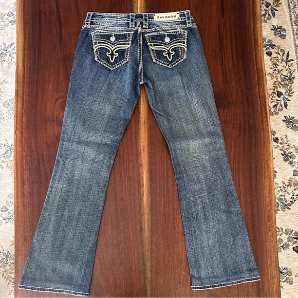 Rock Revival Jamila Boot Jeans Size 30 - Picture 3 of 13